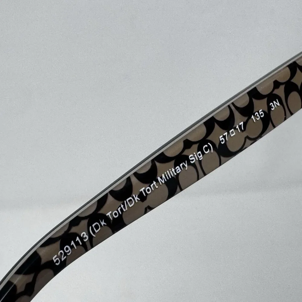 Coach HC8132 L109 Dark Tortoise Sunglass Frames 57-17-135
